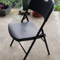 Sedie da giardino pieghevoli