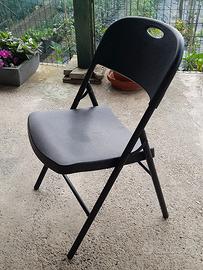 Sedie da giardino pieghevoli