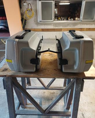BMW R45/65/100 valigie con telaio originali