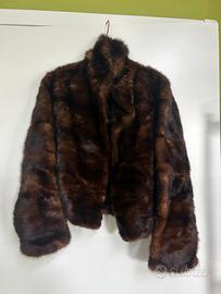 Pelliccia visone marrone