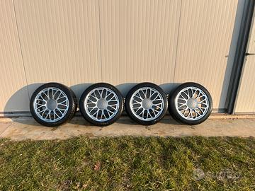 4 ruote FIAT 500 con gomme usate quasi nuove