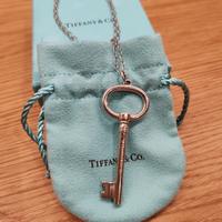 Tiffany - chiave con collana in argento