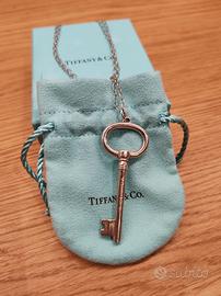 Tiffany - chiave con collana in argento