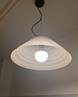 Lampadario a sospensione moderno in vetro satinato