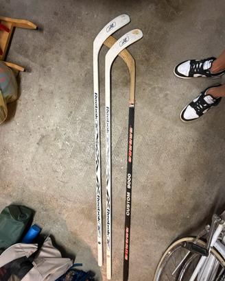 3 Stecche da hockey Reebok e Dynamo usate