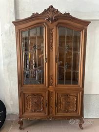 Credenza/vetrina  piemontese - legno