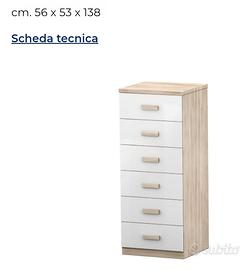 Settimino Mondo Convenienza come nuovo.