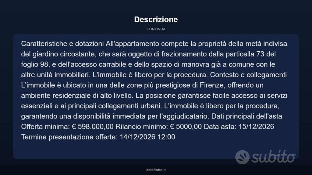 Appartamento – Firenze, Poggio Gherardo - Vista 4