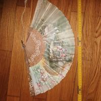 Ventaglio Antico di Fine '800 – Dipinto a Mano 