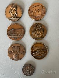 Collezione medaglie bronzo jhonson rare