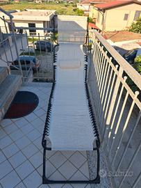 lettino mare spiaggia beige sabbia