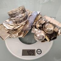 409 grammi di argento massiccio sterling 925