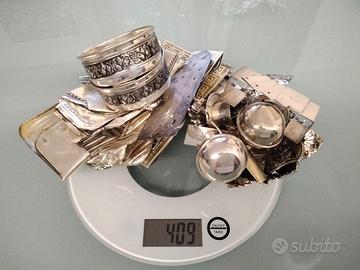 409 grammi di argento massiccio sterling 925