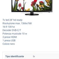TV led 28'' HD ready SAMSUNG