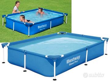 PISCINA BESTWAY RETTANGOLARE 221X150 H43
