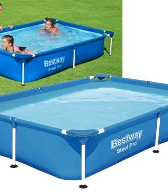 PISCINA BESTWAY RETTANGOLARE 221X150 H43