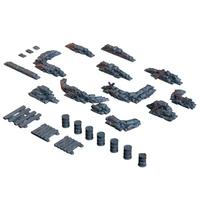 Kit sacchi di sabbia e barili in resina 10k