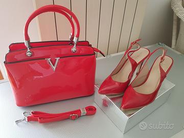BORSA E SCARPE ROSSE