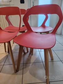 sedie rosse