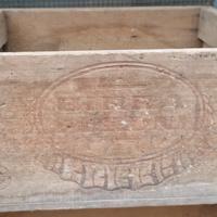 cassa in legno birra Peroni anni 60