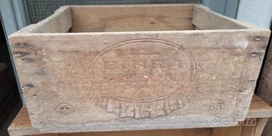cassa in legno birra Peroni anni 60