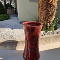 VASO IN CERAMICA ROSSO ALTEZZA CM. 100