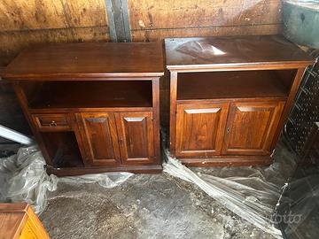 2 credenze in legno