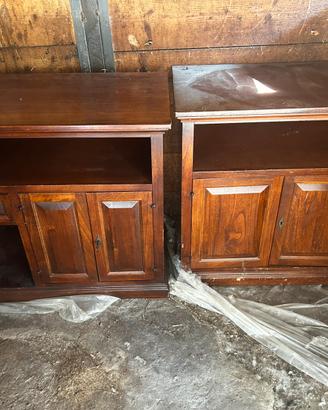 2 credenze in legno