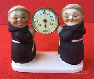 Frati con termometro porcellana Goebel anni 60