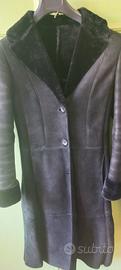 Shearling nero lungo Santa Croce Firenze