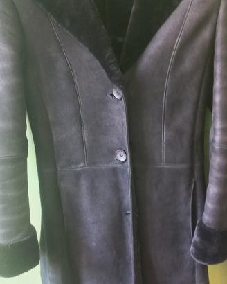 Shearling nero lungo Santa Croce Firenze