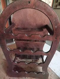 porta bottiglie in legno 