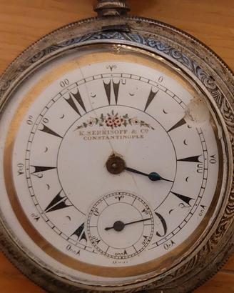 Serkisoff & Co. Constantinople - orologio argento