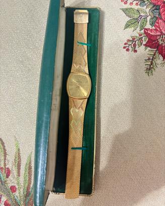 Orologio vintage placcato in oro