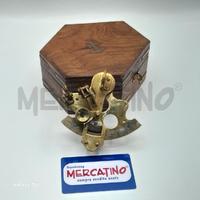 SESTANTE NAUTICO OTTONE CUSTODIA LEGNO