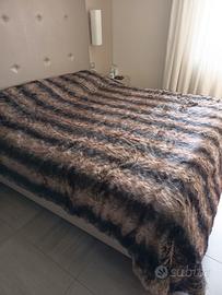 Coperta Matrimoniale Pelliccia Sintetica Effetto L