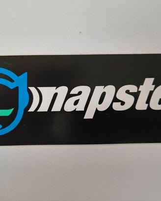 Adesivo originale Napster vintage anni 2000
