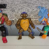 tartarughe ninja vintage Donatello Bepop tricerato