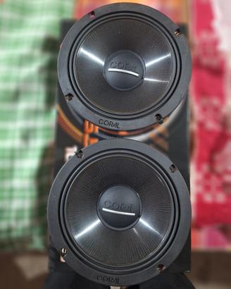 coral Monza woofer MW165+crossover