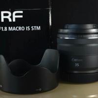 Canon RF 35mm F1.8 MARCO + paraluce