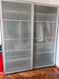 Armadio pax ikea ante vetro scorrevoli