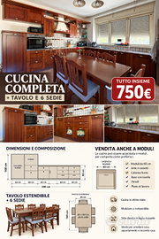 Cucina completa NO ELETTRODOMESTICI