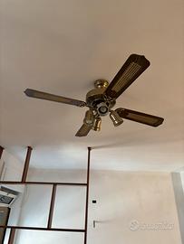 Ventilatore a soffitto + luce