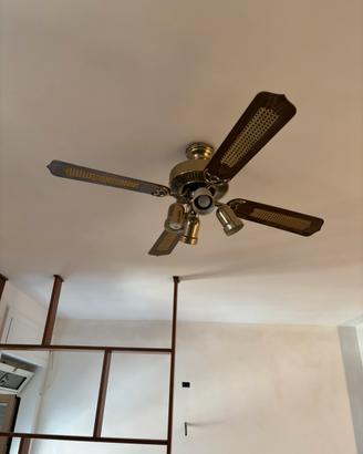 Ventilatore a soffitto + luce