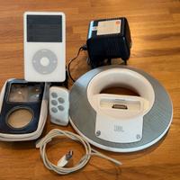 iPod 60 GB + JBL impianto audio e accessori