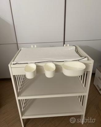 Fasciatoio gulliver ikea con materassino