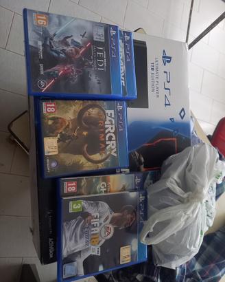 Ps4 2 pad 4 giochi e tante coccole