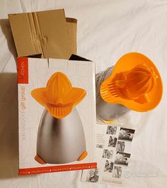 spremiagrumi Brandani nuovo PVC arancio/acciaio