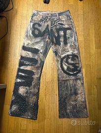 jeans baggy  camo