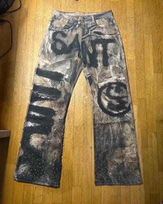 jeans baggy  camo
